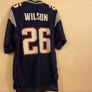 New England Patriots Wilson football jersey medium